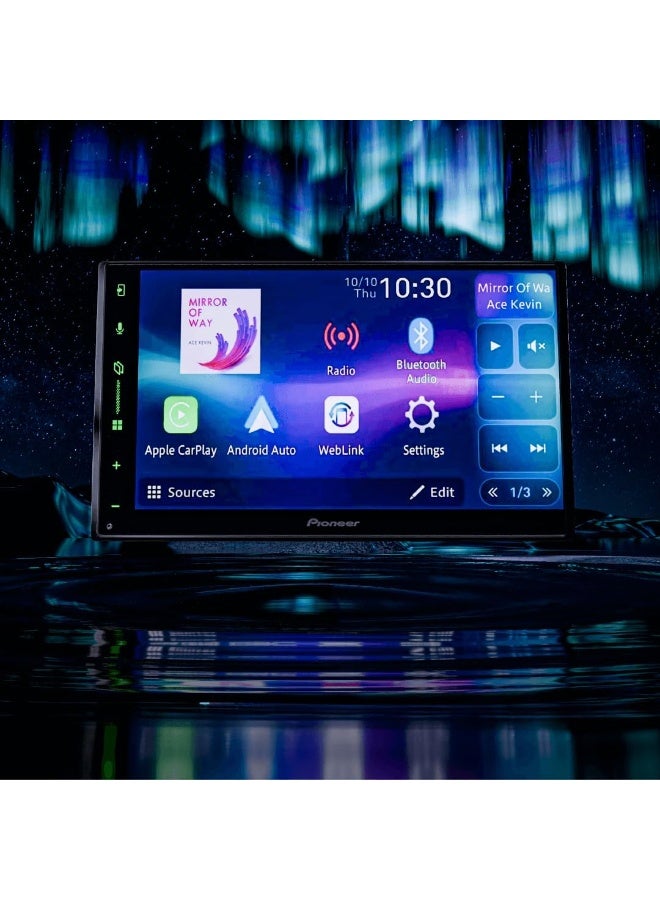 Pioneer DMH-A5650BT 6.8" AV Receiver with Wireless Apple CarPlay, Wireless Android Auto and Mirroring by Weblink Cast - Image 4