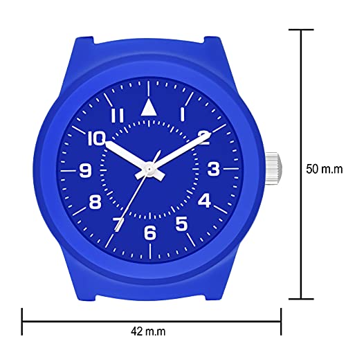 Acnos Blue Colors PU Strap Analog Watch for Women - Blue Strap - Image 4