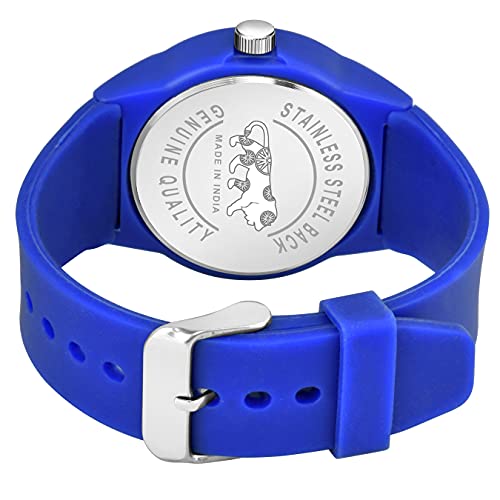 Acnos Blue Colors PU Strap Analog Watch for Women - Blue Strap - Image 3