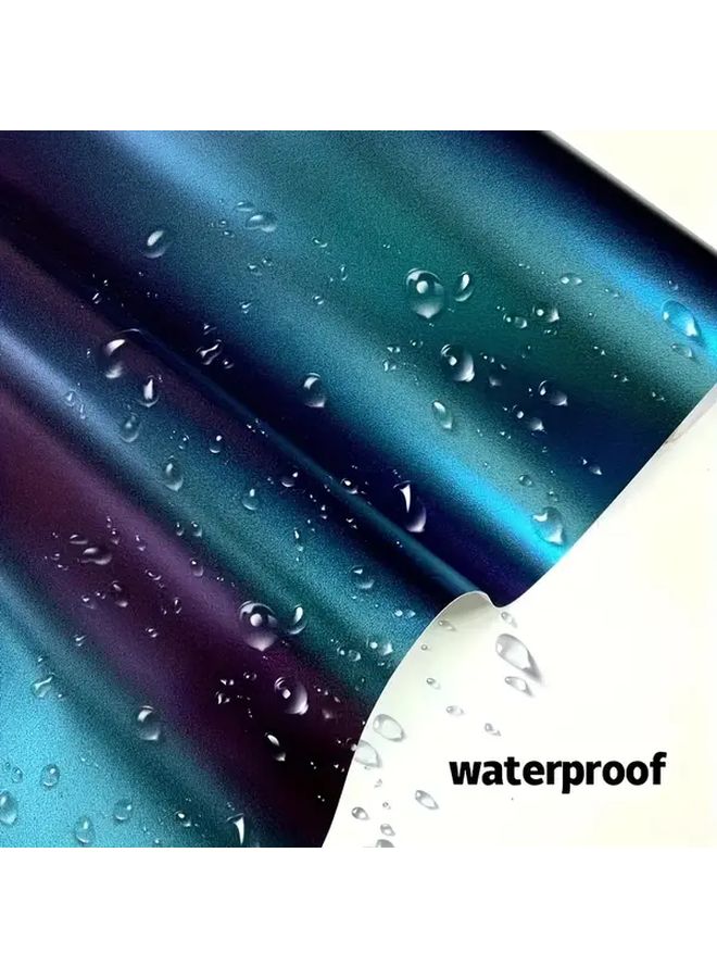 Purple Charm Blue Car Paint Protection Film Scratch Resistant Automotive Wrap 11 81x39 37in - Image 5