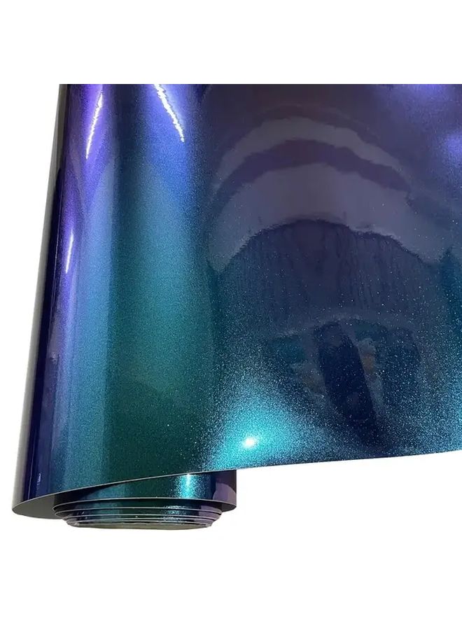 Purple Charm Blue Car Paint Protection Film Scratch Resistant Automotive Wrap 11 81x39 37in - Image 3