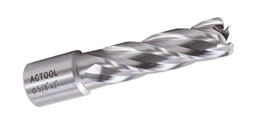 ACTOOL 58 Diameter 2 Depth of Cut HSS ANNULAR Cutter with 34 Weldon Shank - Image 1