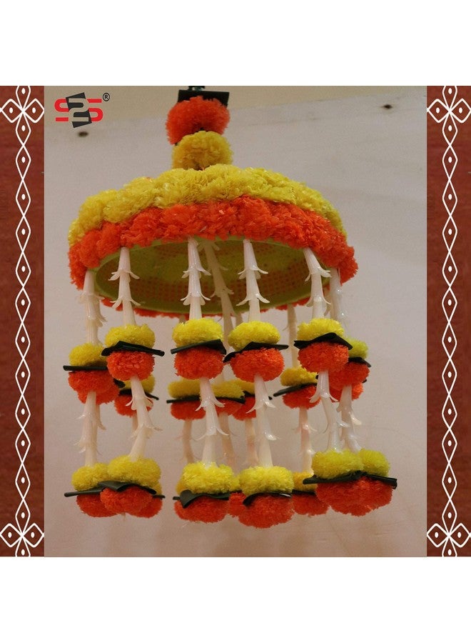 S2S زهور المارغول الاصطناعية القابلة لإعادة الاستخدام والغسل من S2S - مظلة جومر - عبوة من 1 - Image 3