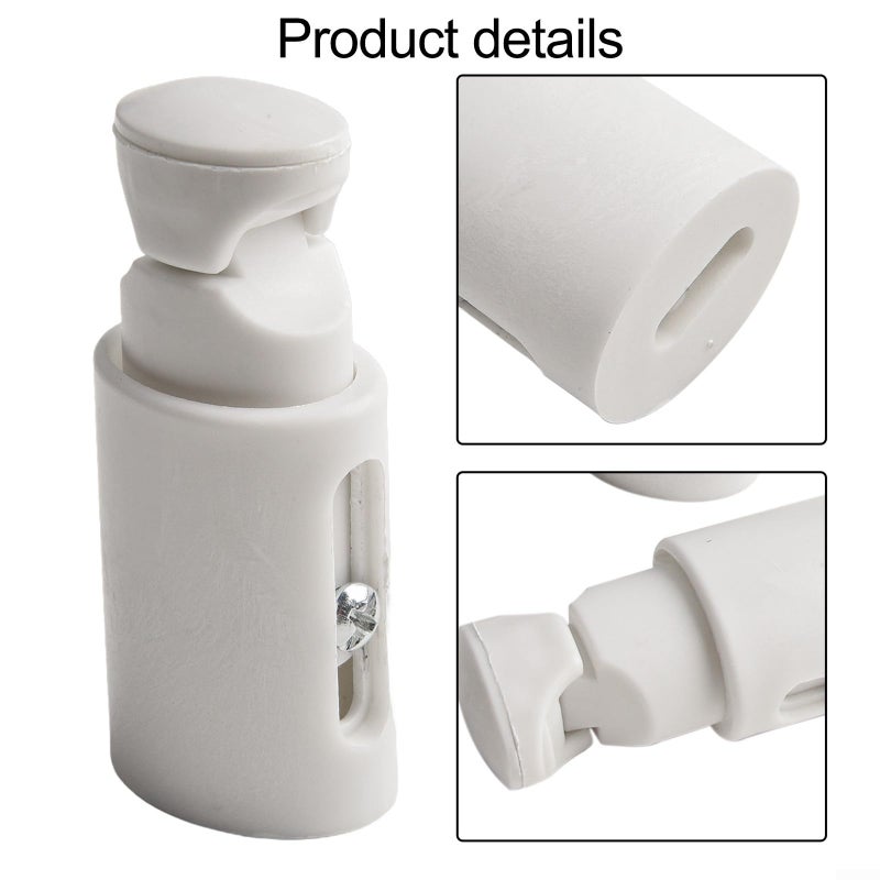 Adjustable Plastic Towel Rail Brackets 75mm to 95mm for Straight and Curved Radiators 3pcs - Image 4
