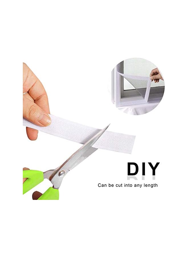 PROMASS promass Hook and Loop Tape, Velcro Tape Adhesive Hook and Loop Strip Tape Self Adhesive Sticky Back Fastening Tape Heavy Duty Reusable Double Sided Sticky Back Fastening Tape, 6M * 2CM  - Image 5