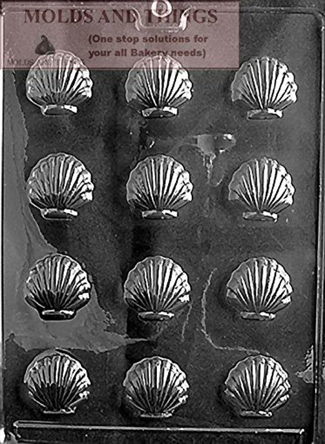 MOLDS AND THINGS تشكيلة أصداف بحرية، قالب حلوى شوكولاتة على شكل أصداف صغيرة، مع تعليمات صنع الحلوى © - Image 3