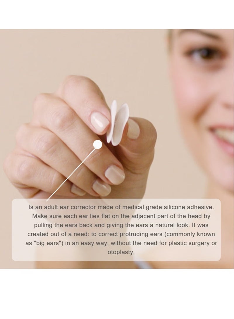 EELHOE 6-Pieces Waterproof Ear Correction Patches: Ear Reshaping and Support for Protruding Ears, Small Ear Effect - Image 2