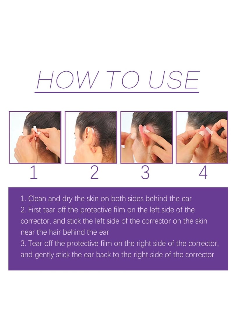 EELHOE 6-Pieces Waterproof Ear Correction Patches: Ear Reshaping and Support for Protruding Ears, Small Ear Effect - Image 5