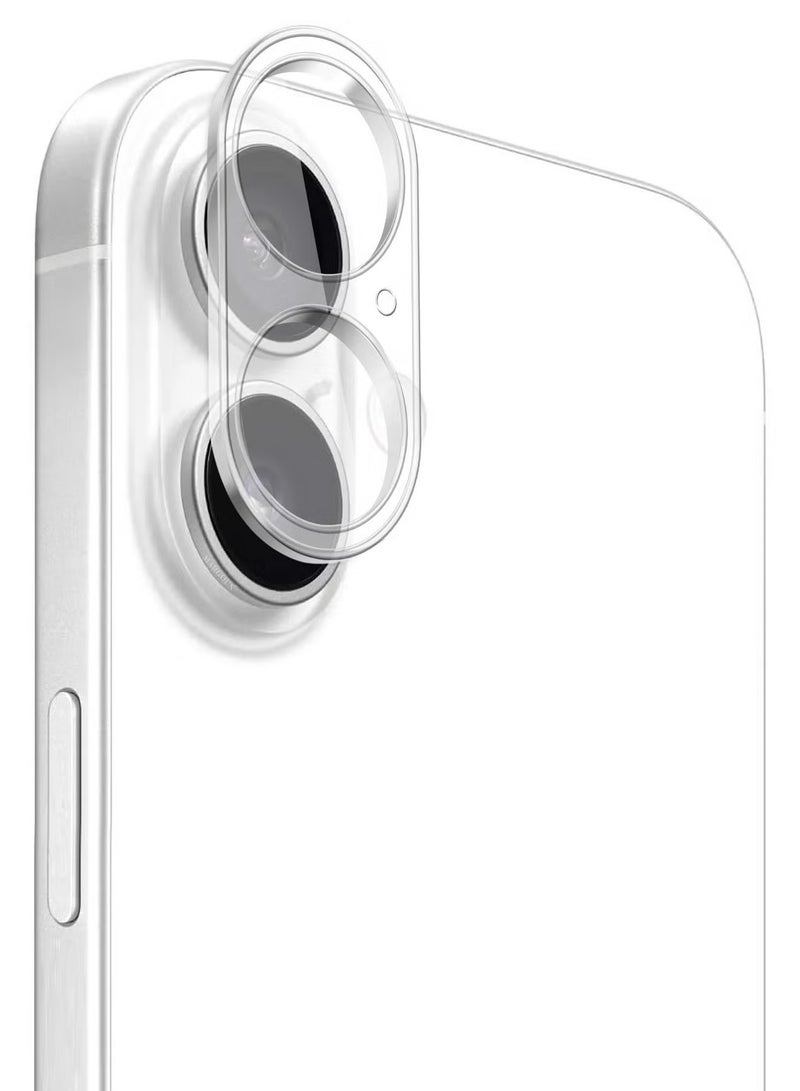 ELTRAZONE iPhone 16 Camera Lens Protector – Ultra HD Tempered Glass, 9H Hardness, Anti-Scratch, Case Friendly, Easy Installation Clear Lens Cover - Image 1