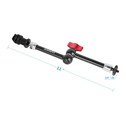 CAMVATE 11 inch Adjustable Articulating Friction Magic Arm Compatible with LCD Monitor, DSLR Camera Rig, LED Lights, Flash Light - 1477 - Image 2