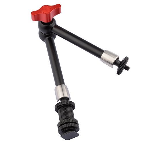 CAMVATE 11 inch Adjustable Articulating Friction Magic Arm Compatible with LCD Monitor, DSLR Camera Rig, LED Lights, Flash Light - 1477 - Image 4