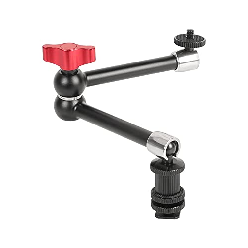 CAMVATE 11 inch Adjustable Articulating Friction Magic Arm Compatible with LCD Monitor, DSLR Camera Rig, LED Lights, Flash Light - 1477 - Image 1