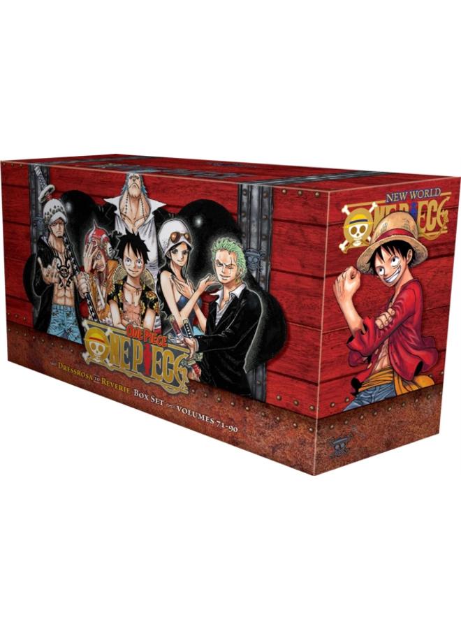One Piece Box Set 4: Dressrosa to Reverie : Volumes 71-90 with Premium : 4 