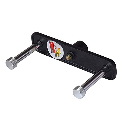 kh Microphone Holder for Mic Stand Metal finish Universal Two Mic (2 Mike Holder) - Image 2