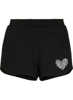 Black Two Thread Heart Printed Girls Shorts - pzsku/ZB57EE130603525061B2FZ/45/_/1725792223/755ee1b4-a40d-4db5-a772-751495f60470