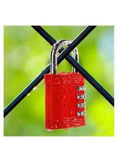 Generic 2 Pack Combination Lock Outdoor 4 Digit Padlock Waterproof for Indoor and Rustless Die-Cast School Gym Locker, Sports Hasp Storage, Fence, Gate, Case  - Image 1