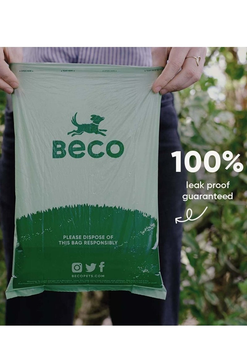 Beco Multi Pack Unscented Large Pet Poo Bags 120pcs (8 Rolls X 15) 33X22.5Cm - Image 2