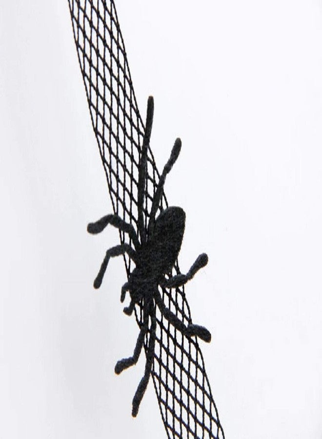 LSHDXD Halloween Choker Necklace with Spider on it, Black Lace Minimalist Necklace Clavicle Chains for Halloween Parties Delicate Jewelry Gift. - Image 3