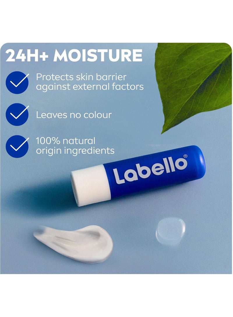 Labello لابيلو للعناية بالشفتين، لمعة الكرز، 4.8 جرام + لابيلو للعناية بالشفتين، الأصلي، 4.8 جرام + لابيلو للعناية بالشفتين، لمعة الفراولة، 4.8 جرام - Image 5
