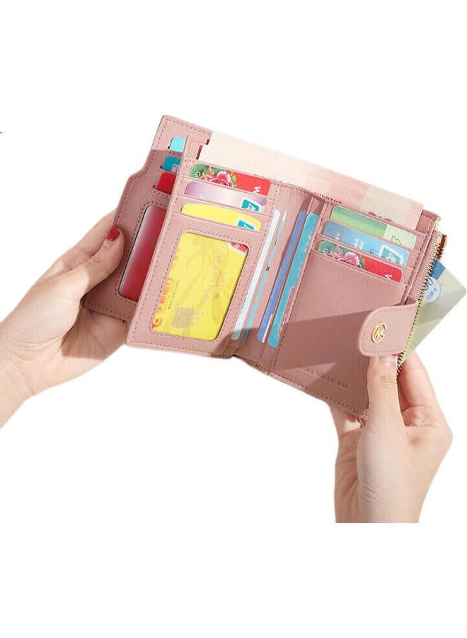 Golf Wallet, Women'S Short Style, Large Capacity Card Holder, Printed Purse, Multifunctional Bill Clip, Fashionable Card Holder For Women - Image 1