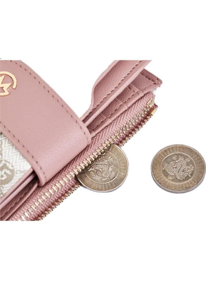 Golf Wallet, Women'S Short Style, Large Capacity Card Holder, Printed Purse, Multifunctional Bill Clip, Fashionable Card Holder For Women - Image 3