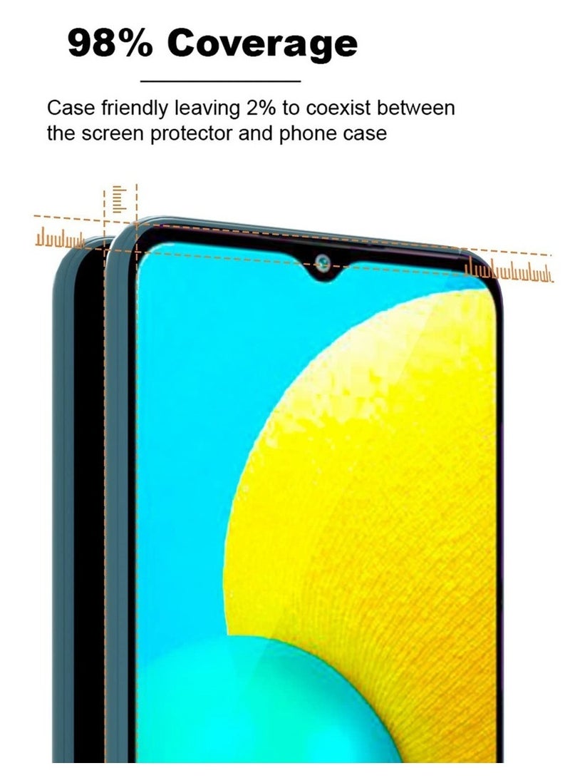 Tempered Glass 9d Tempered Glass Black Edge Screen Protector Compatible With Samsung Galaxy A03s - Image 2