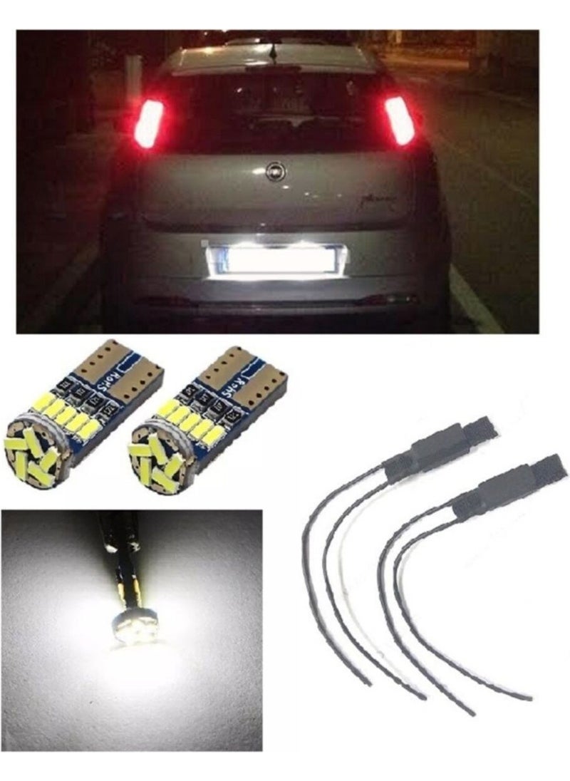 Auto Ampulance Fiat Punto LED License Plate Lighting Set  - Image 1
