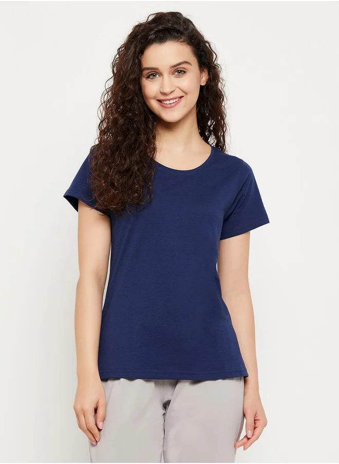 Clovia Basic Round Neck T-Shirt