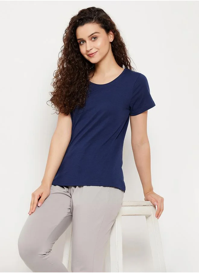 Clovia Basic Round Neck T-Shirt