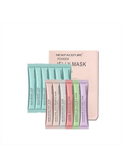 12 Sacks Diy Spa Rose Hyaluronic Acid Hydro Jelly Facial Mask Powder Collagen Vitamin C Peel off Rubber Face Mask (6 styles)