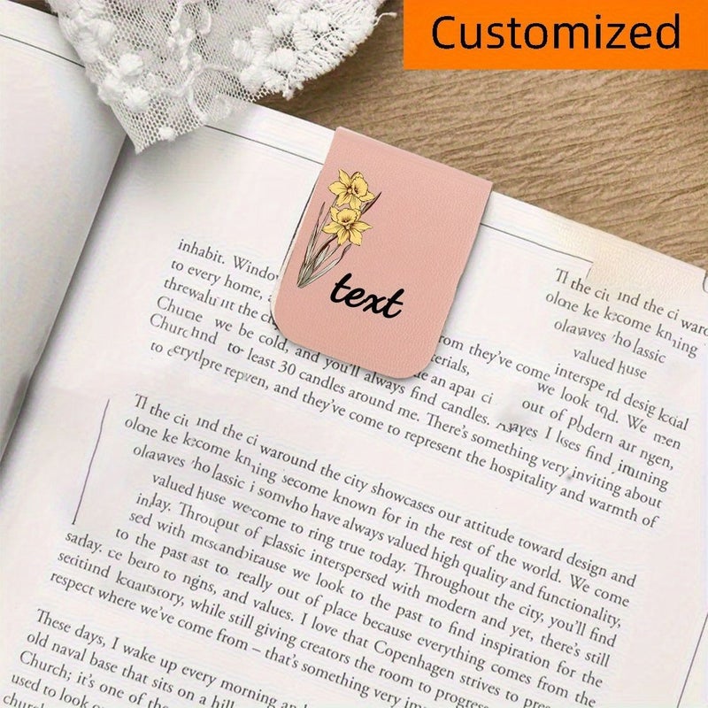 ملصق كتاب مغناطيسي مخصص باللون الأسود مع اسم نص مخصص كهدية للثلاجة والدفتر - Image 4