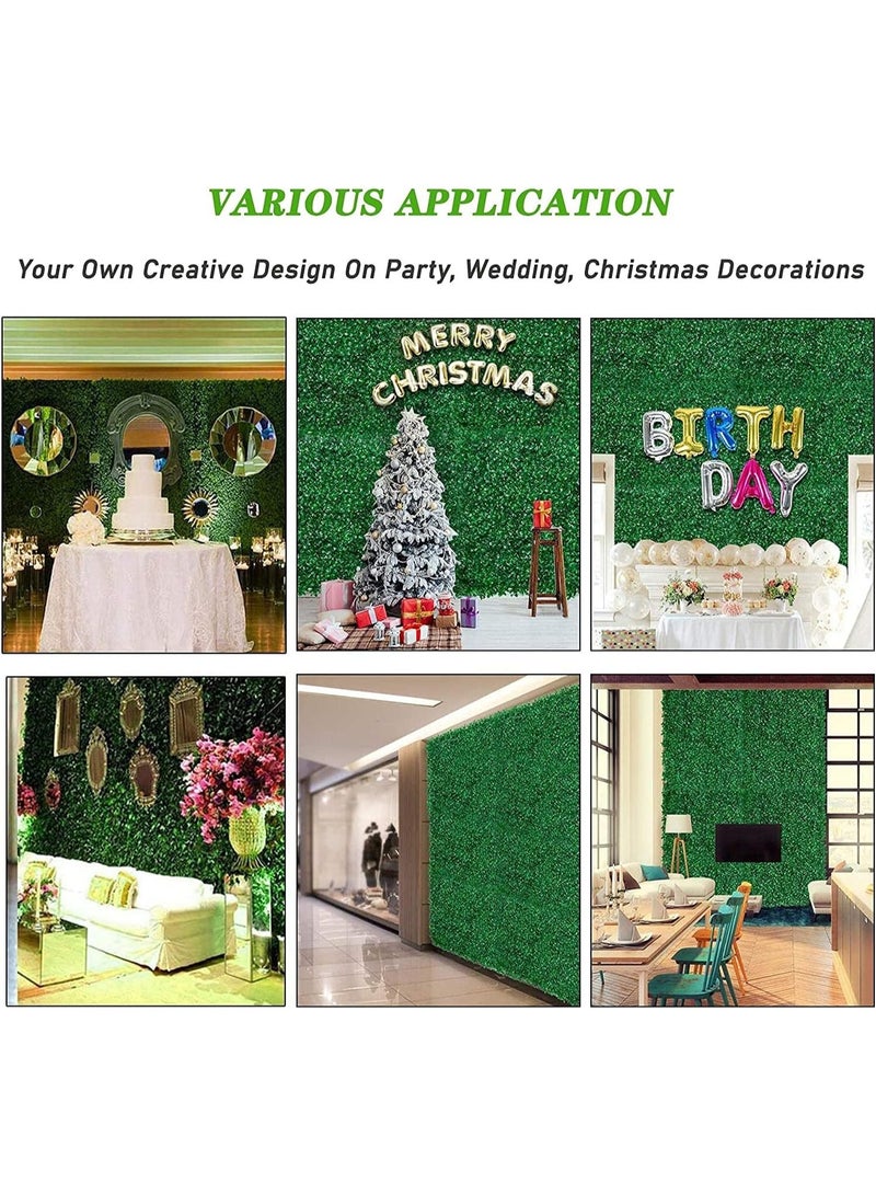 HOME TASTE Premium Artificial Wall Grass Panels For Stunning Indoor And Outdoor Decor - Elevate Your Space With Faux Greenery, Perfect For Gardens, Villas, And Privacy Screens (12_Pieces)  - Image 3