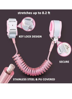 MUMS PLANET 2 Meter Anti Lost Safety Wrist Bracelet for Baby Child,with Extra Long Harness Strap Walking Hand Belt  - Image 3