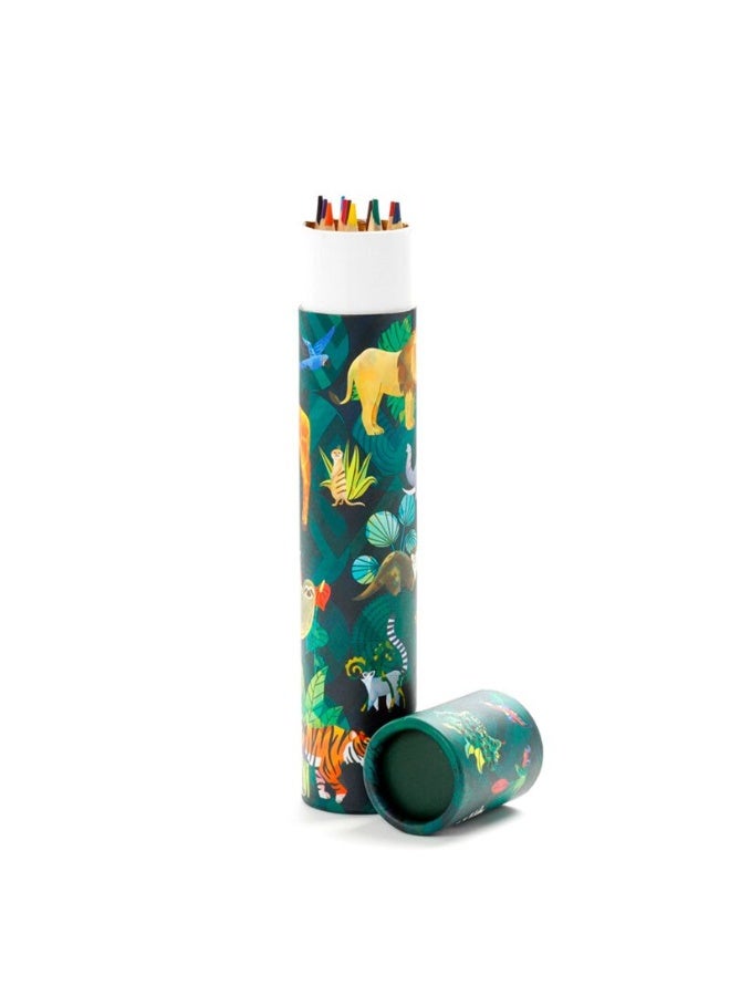 Puckator وعاء أقلام الحيوانات، أقلام تلوين للأطفال، مجموعة قرطاسية، منظم مكتب، مستلزمات فنون الأطفال، قطعة واحدة - Image 4