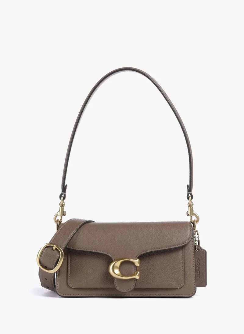 كوتش Tabby Shoulder Bag 20 in Polished Pebble Leather