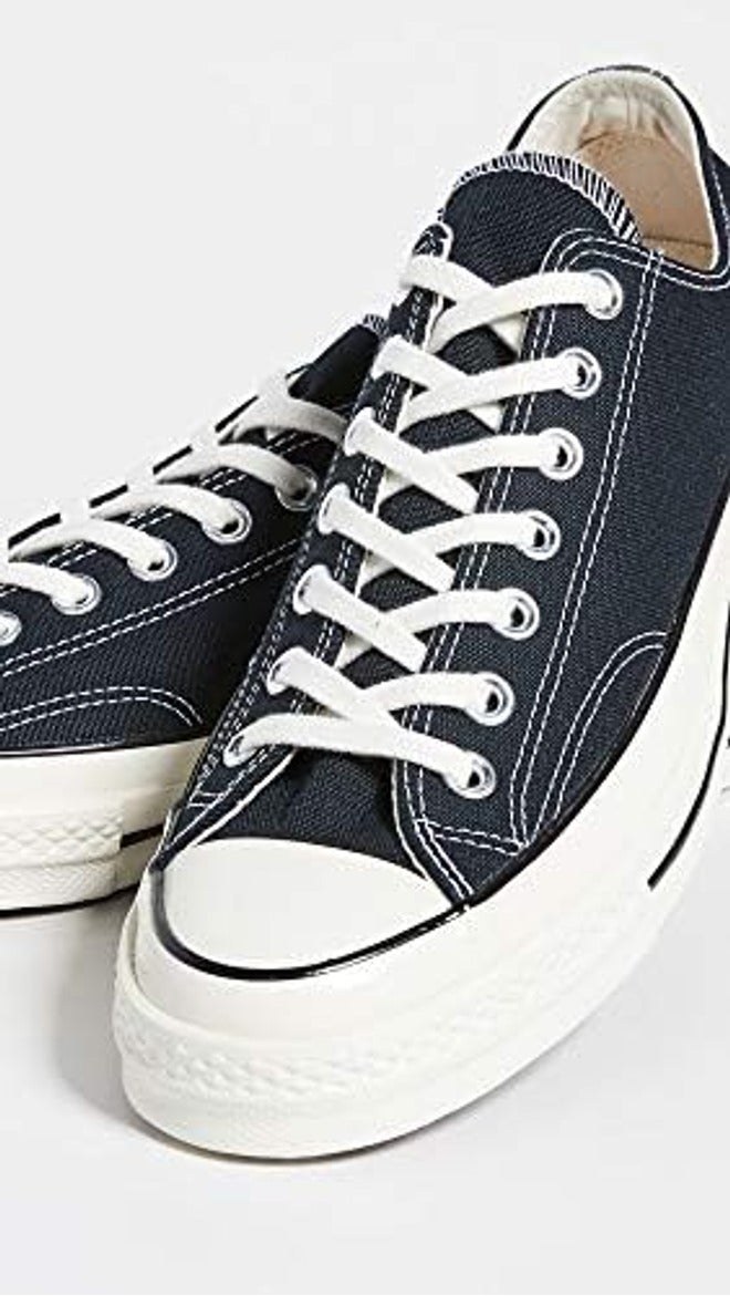 Converse Women's Chuck Taylor All Star Dainty Low Top Sneaker - Charcoal - Image 5