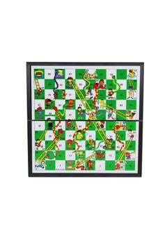 مجموعة لعبة الثعبان والسلم الكلاسيكية بحجم صغير 32×16 سم