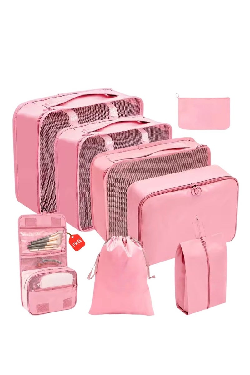 حقيبة تخزين سفر قابلة للطي - منظم محمول متعدد الأغراض للملابس والاستخدام المنزلي | تصميم مربع، خفيف الوزن وموفر للمساحة، مناسب للخزانة والتنظيف والأمتعة - Image 1