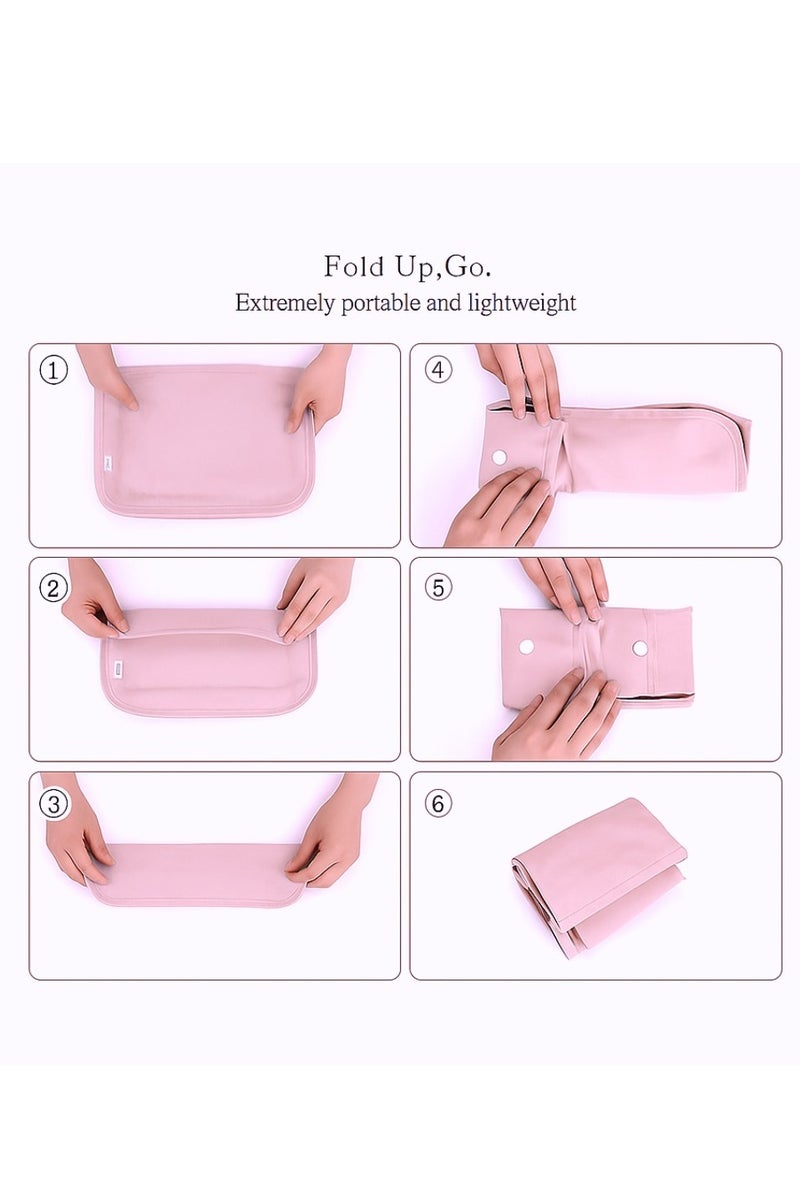 حقيبة تخزين سفر قابلة للطي - منظم محمول متعدد الأغراض للملابس والاستخدام المنزلي | تصميم مربع، خفيف الوزن وموفر للمساحة، مناسب للخزانة والتنظيف والأمتعة - Image 4