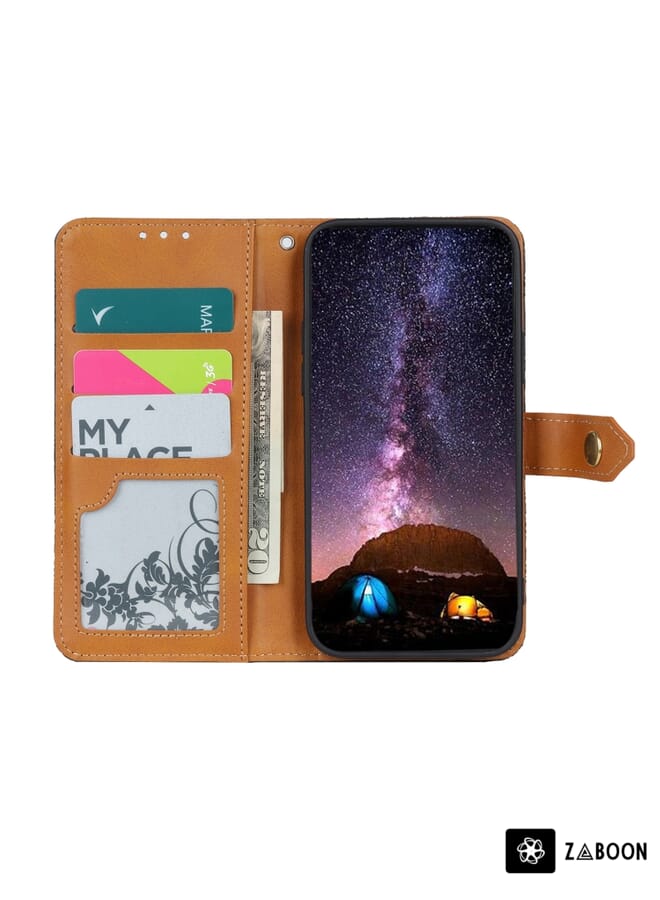 Zaboon Protective Case For Samsung Galaxy Note9 Double Buckle Mandala Pattern PU+TPU Protective Case with Card Slots & Holder & Photo Frame - Image 4