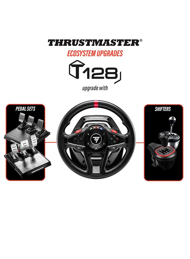 Thrustmaster T128 Force Feedback Racing Wheel with Magnetic Pedals, Xbox Series X|S, Xbox One, PC - Image 5