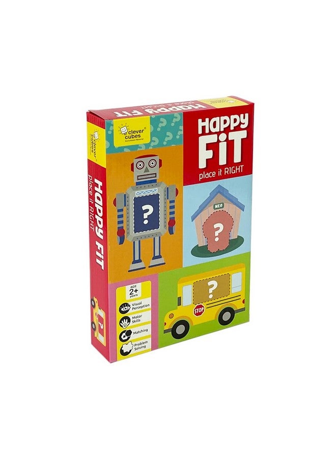 Clever Cubes Happy FIT: Educational Games for 2+ Years. Perfect for Birthday Return Gifts. Activity Games. - Image 1
