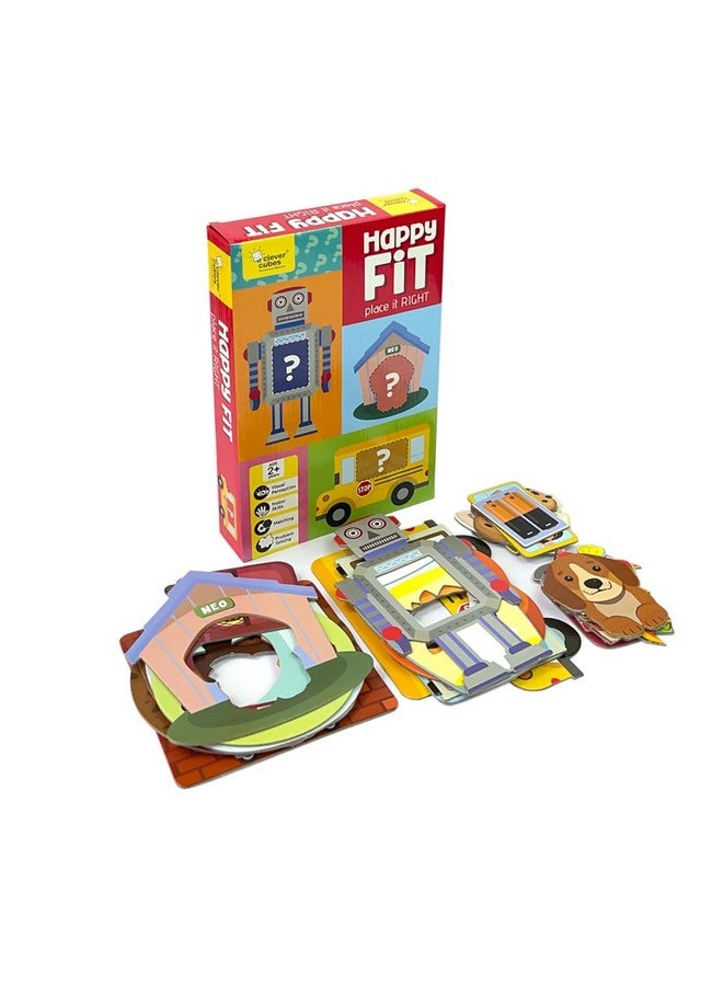 Clever Cubes Happy FIT: Educational Games for 2+ Years. Perfect for Birthday Return Gifts. Activity Games. - Image 2