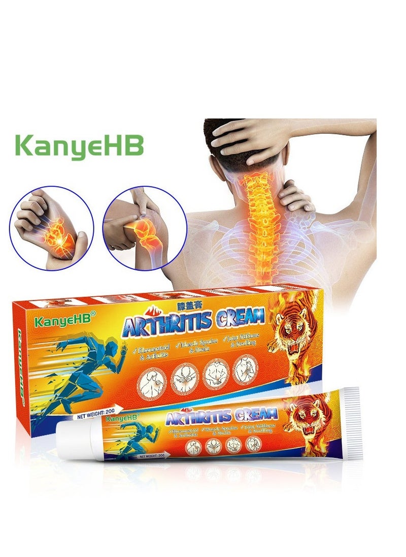 KanyeHB Extra Strength Joint Relief Cream, Turmeric Cream, Deep Penetrating and Fast Acting Topical Liniment for Muscle, Back, Arthritis and Joint Pain, Knee Relief Cream, Back Massage Cream(2Pcs) - Image 2