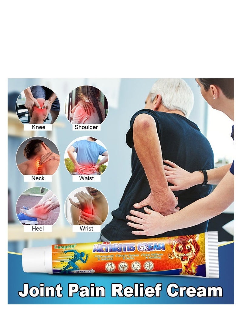 KanyeHB Extra Strength Joint Relief Cream, Turmeric Cream, Deep Penetrating and Fast Acting Topical Liniment for Muscle, Back, Arthritis and Joint Pain, Knee Relief Cream, Back Massage Cream(2Pcs) - Image 3