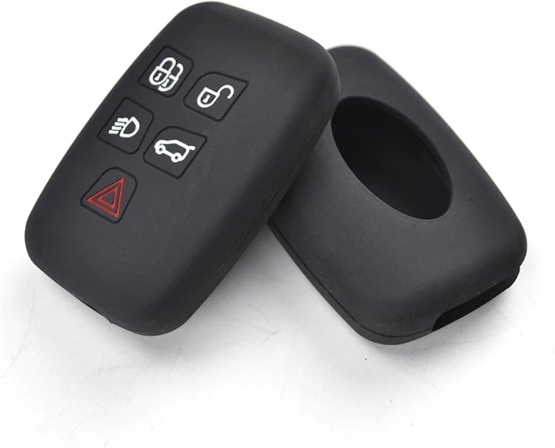 QASULER 5 Buttons Silicone Key Case Cover for Land Rover - Image 1