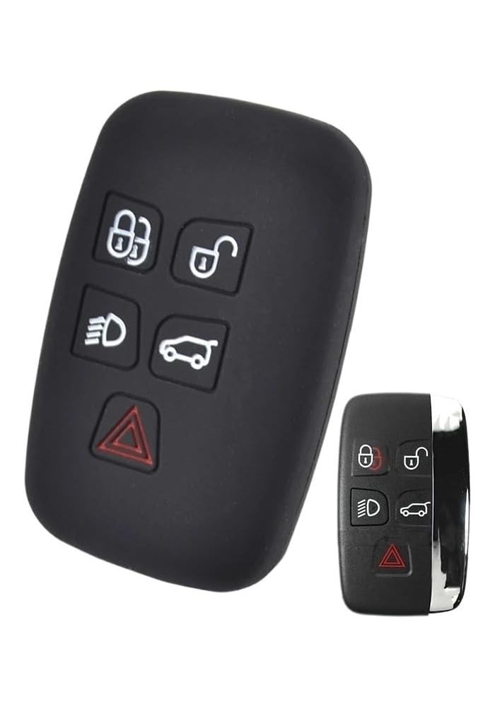 QASULER 5 Buttons Silicone Key Case Cover for Land Rover - Image 3