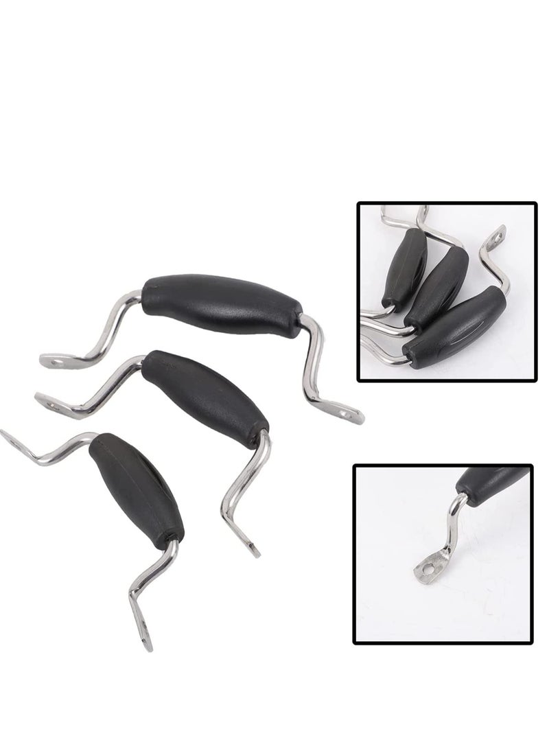 SOLARAE 3Pcs Pot Lid Handles Stainless Steel Top Grip Knob Heat Resistant Universal Cookware Cover Replacement Kitchen Pan Holding - Image 5