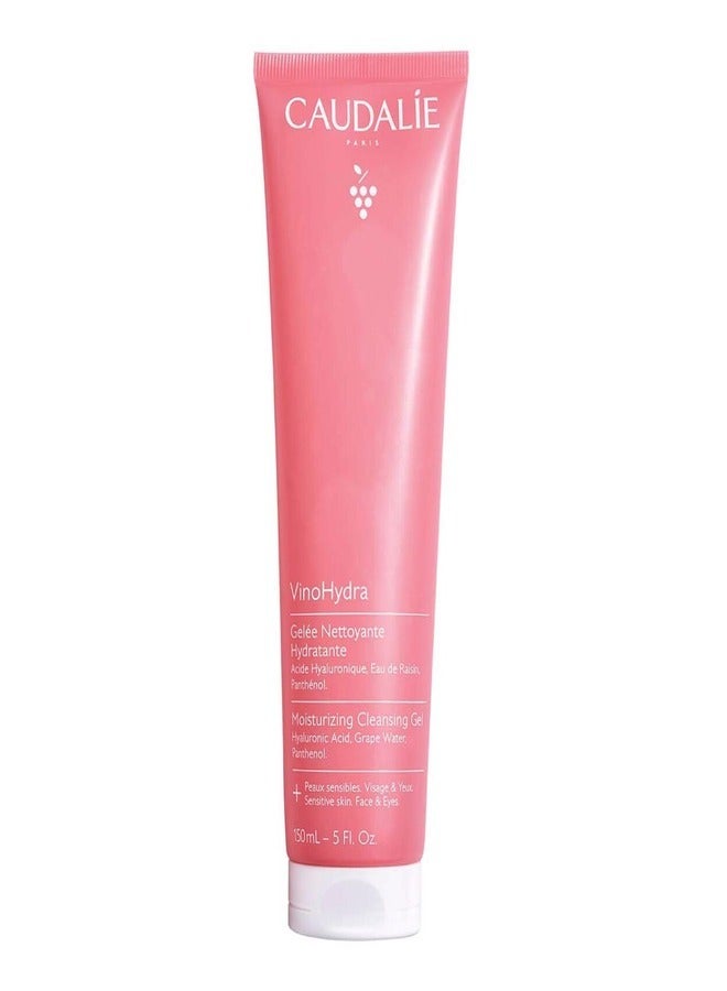 CAUDALIE Caudalie VinoHydra Hydrating Cleansing Jelly 150ml – Gentle Face Cleanser with Aloe Vera & Grape Water for All Skin Types - Image 1