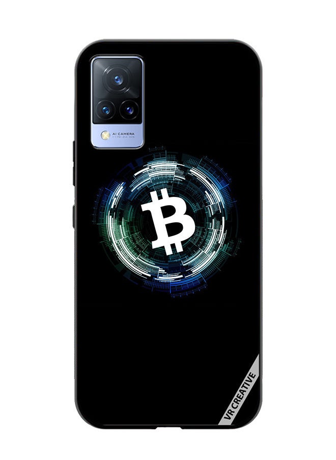 VR CREATIVE - Protective Case Cover For Vivo V21 5G Bitcoin Design Multicolour - Image 1